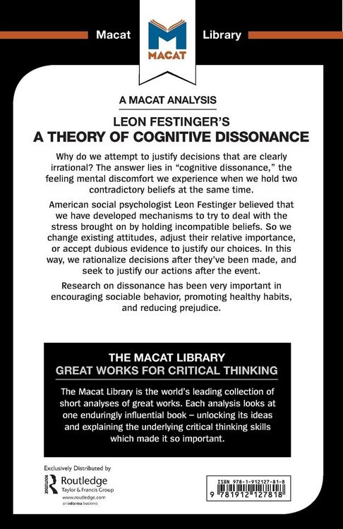 Produktbild: An Analysis of Leon Festinger's A Theory of Cognitive Dissonance
