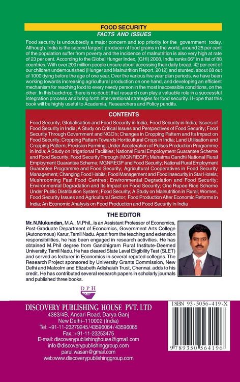 Produktbild: Food Security (facts & Issues)