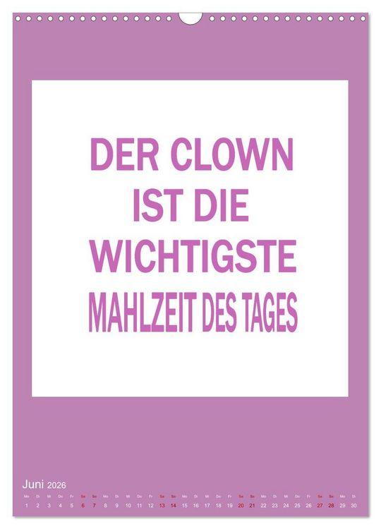 Produktbild: Memo an mich (Wandkalender 2026 DIN A3 hoch), CALVENDO Monatskalender