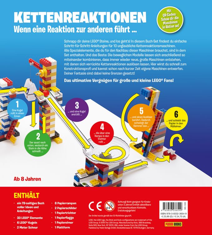 Produktbild: LEGO&reg; Kettenreaktionen: Baue dir 10 bewegliche Maschinen
