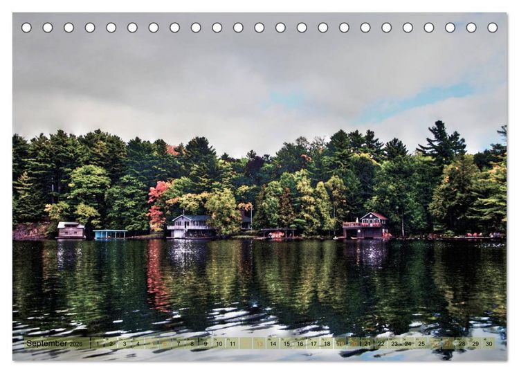 Produktbild: Kanada - short visit (Tischkalender 2026 DIN A5 quer), CALVENDO Monatskalender