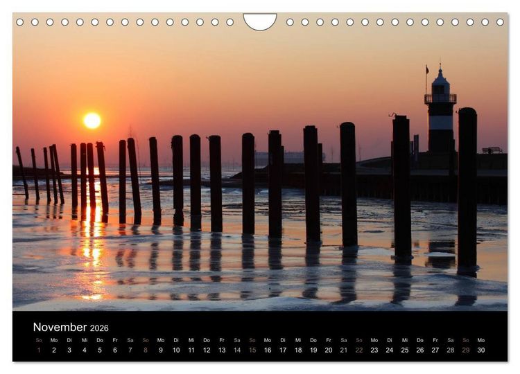 Produktbild: Leuchtturm "Kleiner Preu&szlig;e" (Wandkalender 2026 DIN A4 quer), CALVENDO Monatskalender