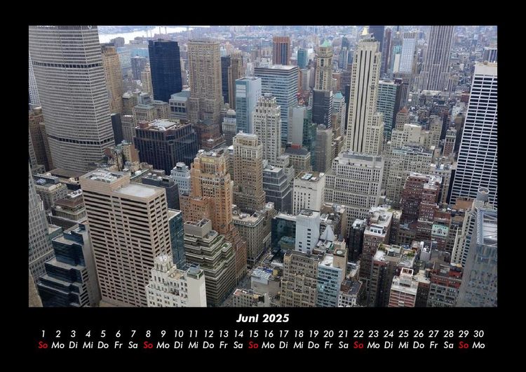 Produktbild: New York 2025 Fotokalender DIN A3