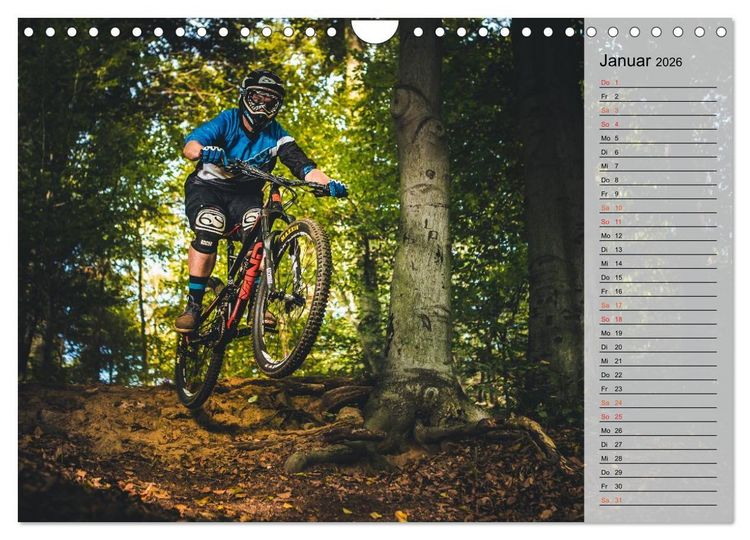Produktbild: Mountainbike Action (Wandkalender 2026 DIN A4 quer), CALVENDO Monatskalender