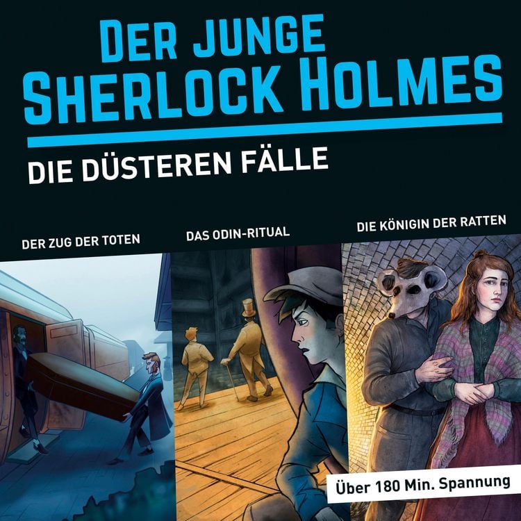 Produktbild: Der junge Sherlock Holmes, Die d&uuml;steren F&auml;lle (Themen-Box), Folgen 2, 5, 14
