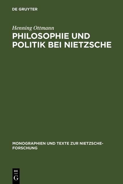 Produktbild: Philosophie und Politik bei Nietzsche
