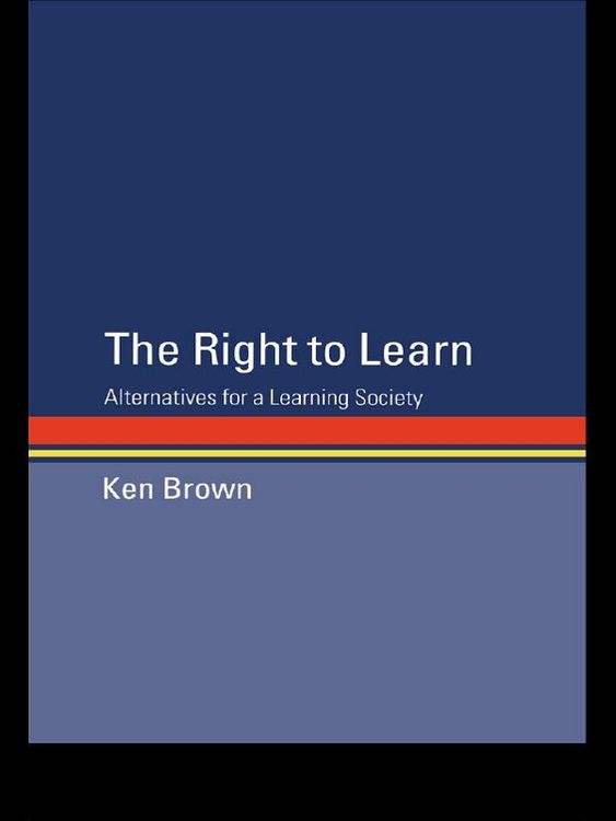 Produktbild: The Right to Learn
