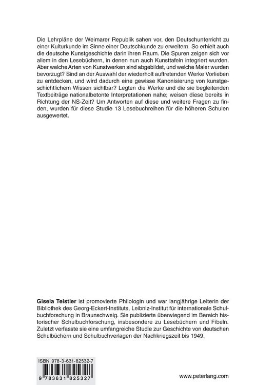 Produktbild: Kunst und Kanon: Tafeln der bildenden Kunst in gymnasialen Leseb&uuml;chern der Weimarer Republik