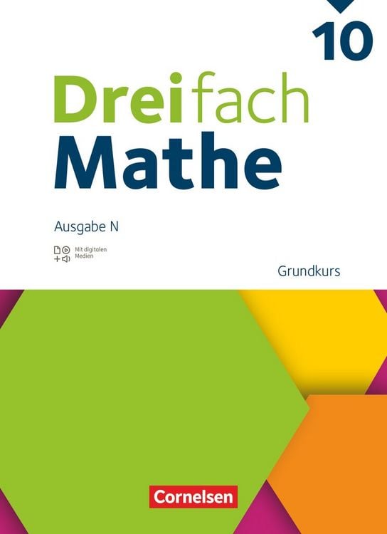 Produktbild: Dreifach Mathe 10. Schuljahr - Grundkurs - Ausgabe N - Schulbuch
