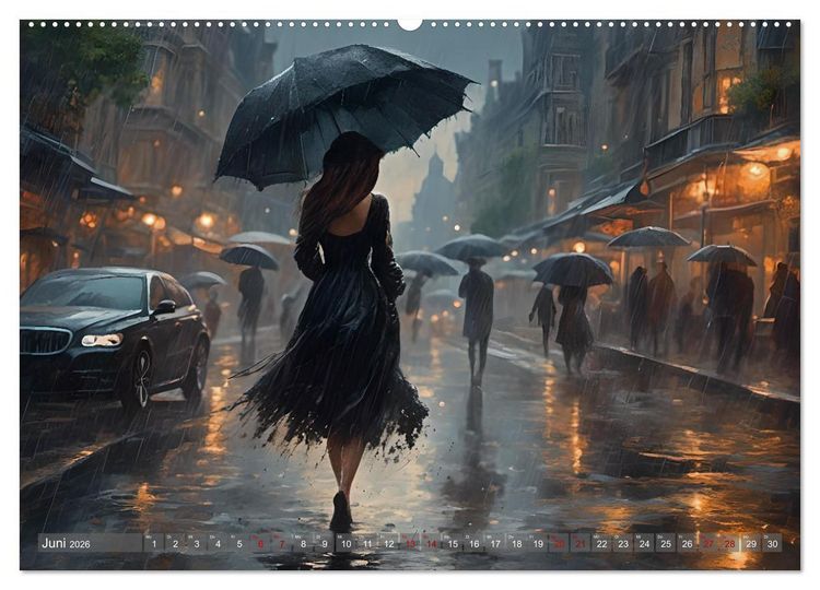 Produktbild: Elegante Momente - Frauen in harmonischer Umgebung (Wandkalender 2026 DIN A2 quer), CALVENDO Monatskalender