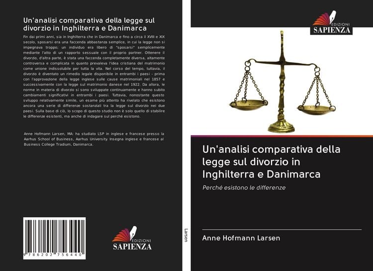 Produktbild: Un'analisi comparativa della legge sul divorzio in Inghilterra e Danimarca