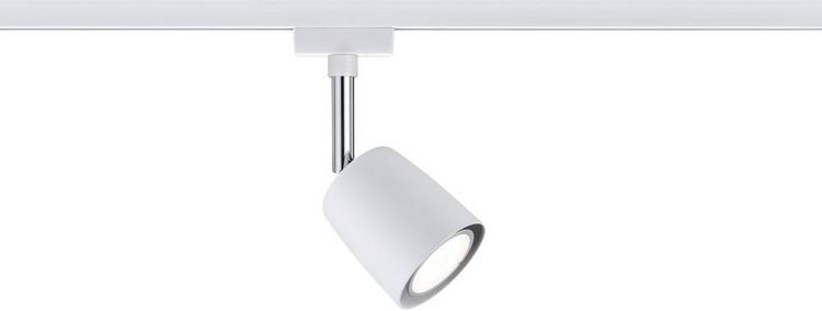 Produktbild: Paulmann Cover Hochvolt-Schienensystem-Leuchte URail GU10 10W LED Wei&szlig;, Chrom