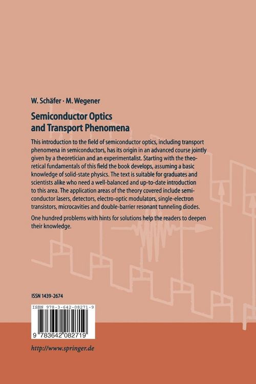 Produktbild: Semiconductor Optics and Transport Phenomena