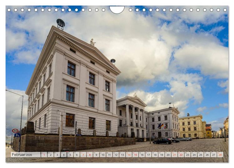 Produktbild: Wundersch&ouml;nes Schwerin (Wandkalender 2026 DIN A4 quer), CALVENDO Monatskalender