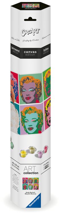 Produktbild: CreArt Art Collection Leinwand - Marilyn Monroe (Andy Warhol PopArt)
