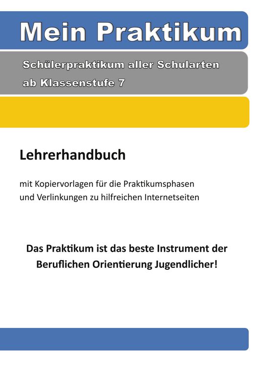 Produktbild: Mein Praktikum