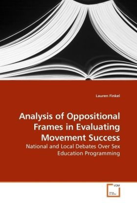 Produktbild: Finkel, L: Analysis of Oppositional Frames in Evaluating Mov