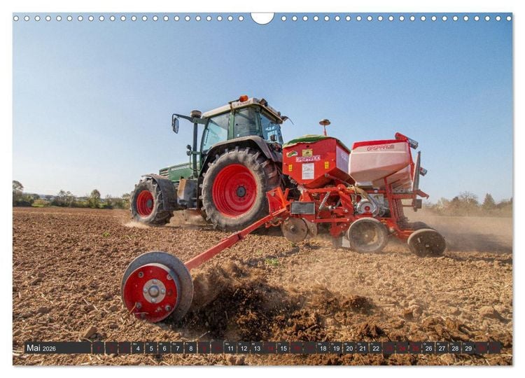 Produktbild: Landtechnik im Einsatz (Wandkalender 2026 DIN A3 quer), CALVENDO Monatskalender