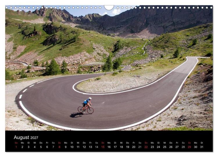 Produktbild: Alpenp&auml;sse auf dem Rennrad Vol. 1 (Wandkalender 2027 DIN A3 quer), CALVENDO Monatskalender
