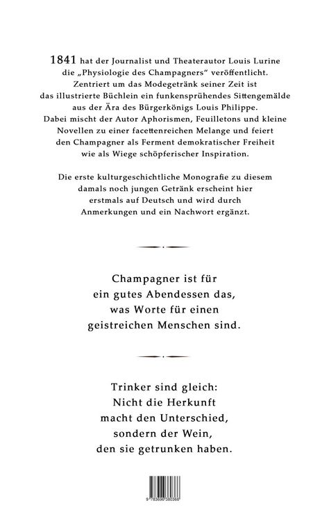 Produktbild: Physiologie des Champagners
