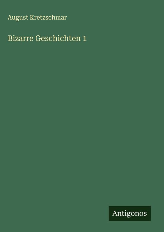 Produktbild: Bizarre Geschichten 1