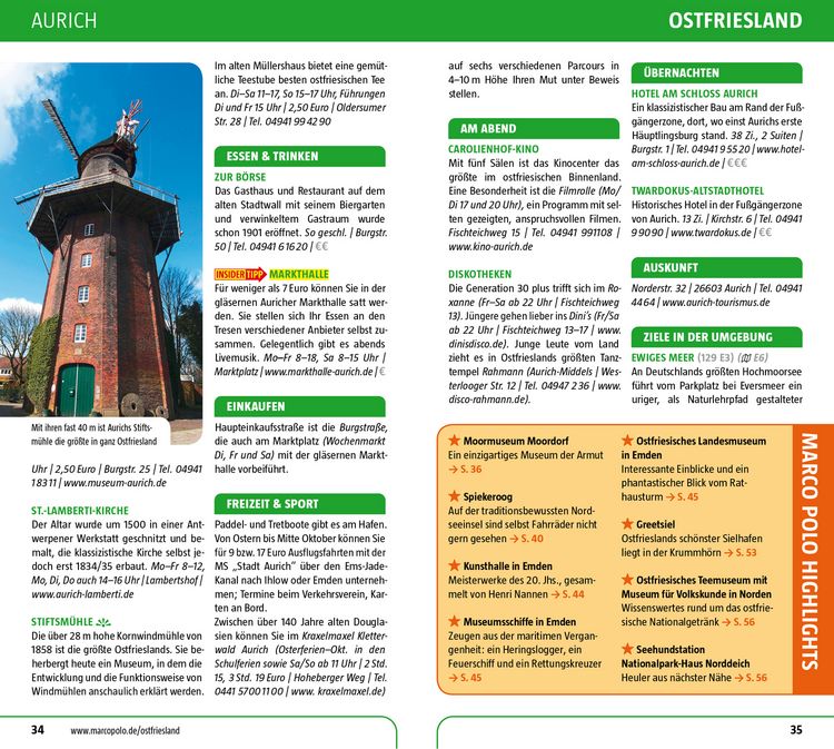 Produktbild: MARCO POLO Reisef&uuml;hrer Ostfriesland, Nordseek&uuml;ste, Niedersachsen, Helgoland