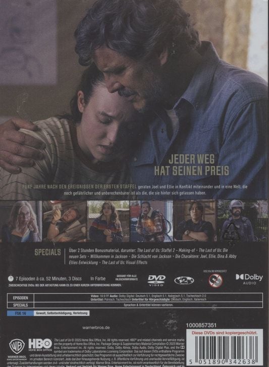 Produktbild: The Last of Us: Staffel 2 [3 DVDs]