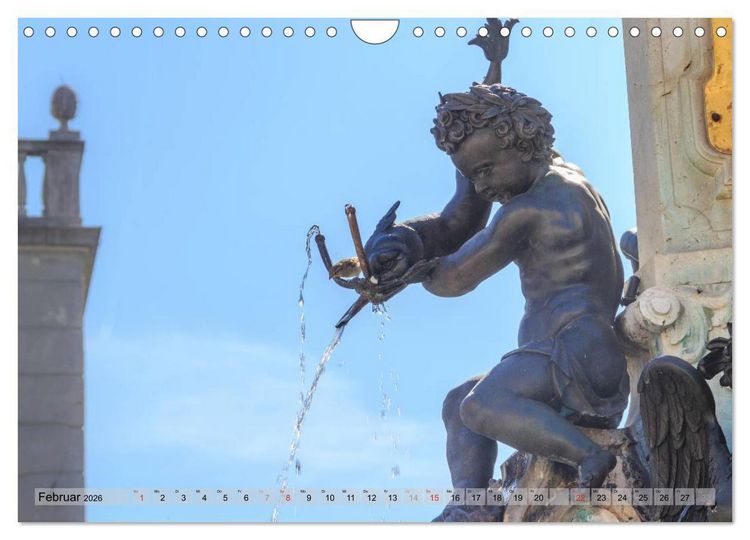 Produktbild: Augsburger Wasser (Wandkalender 2026 DIN A4 quer), CALVENDO Monatskalender