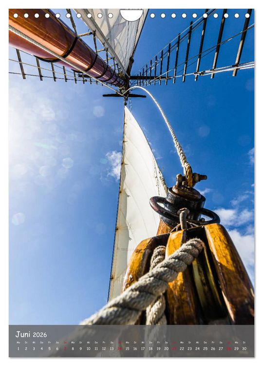 Produktbild: Maritime Details klassischer Yachten (Wandkalender 2026 DIN A4 hoch), CALVENDO Monatskalender