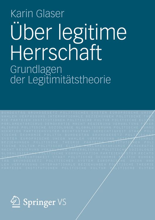 Produktbild: &Uuml;ber legitime Herrschaft