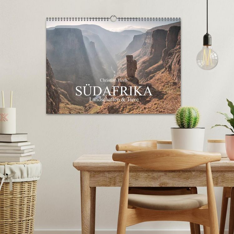 Produktbild: S&uuml;dafrika / Landschaften & Tiere / Christian Heeb (Wandkalender 2026 DIN A3 quer), CALVENDO Monatskalender