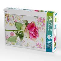 Produktbild: CALVENDO Puzzle Rose | 1000 Teile Lege-Gr&ouml;&szlig;e 64x48cm Foto-Puzzle f&uuml;r gl&uuml;ckliche Stunden