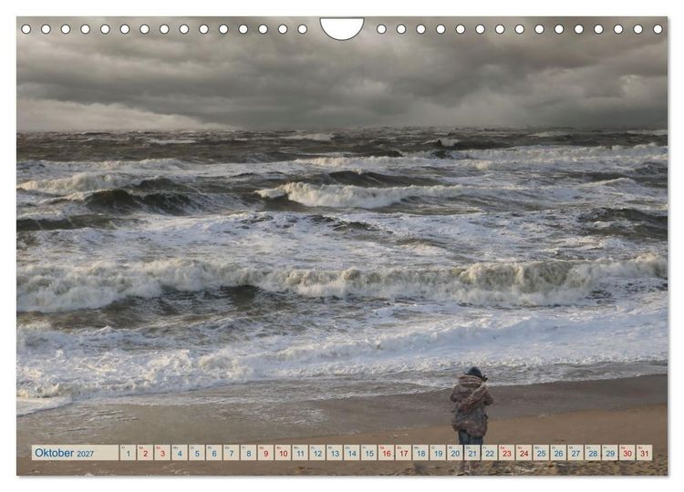 Produktbild: Strand-Einsamkeit. Ein Sylter Winter (Wandkalender 2027 DIN A4 quer), CALVENDO Monatskalender