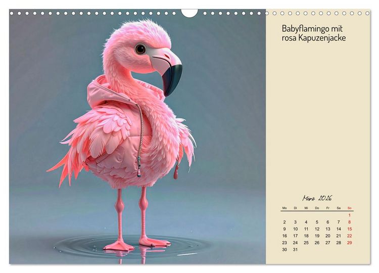 Produktbild: Vogelwelt, lustig, bunt und verspielt (Wandkalender 2026 DIN A3 quer), CALVENDO Monatskalender
