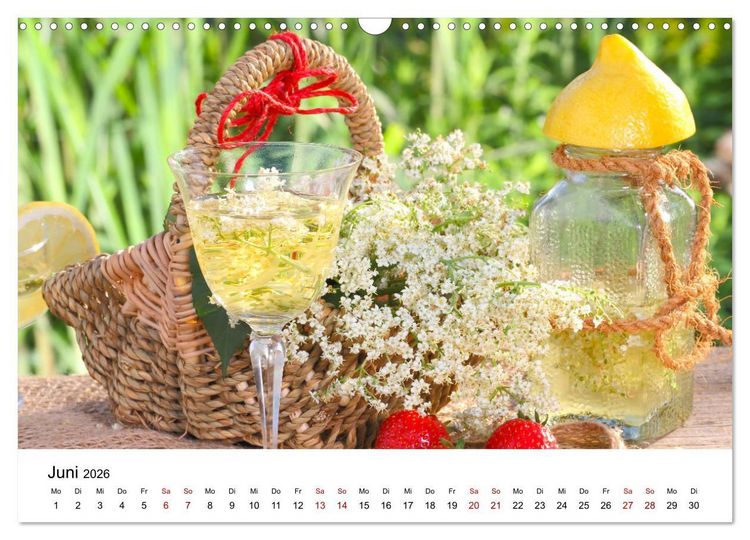 Produktbild: Weinkalender (Wandkalender 2026 DIN A3 quer), CALVENDO Monatskalender