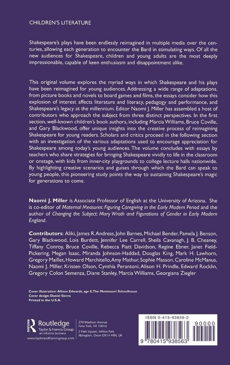 Produktbild: Reimagining Shakespeare for Children and Young Adults