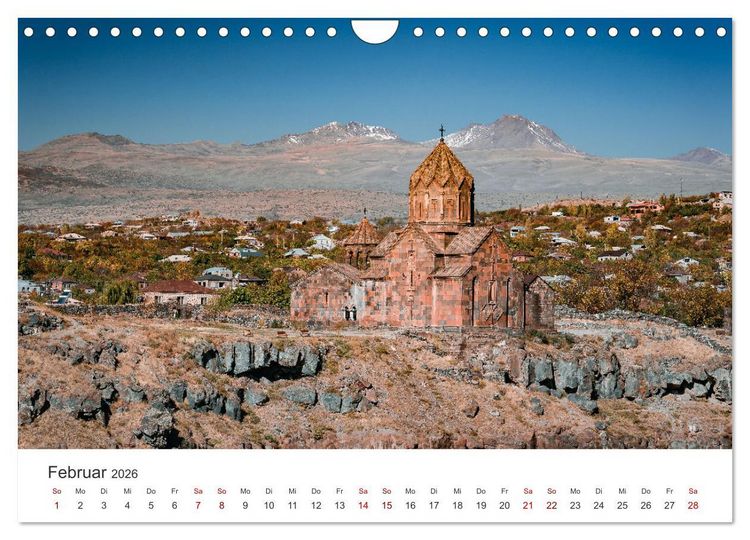 Produktbild: Armenien - Wo die Geschichte ihre Stimme erhebt (Wandkalender 2026 DIN A4 quer), CALVENDO Monatskalender