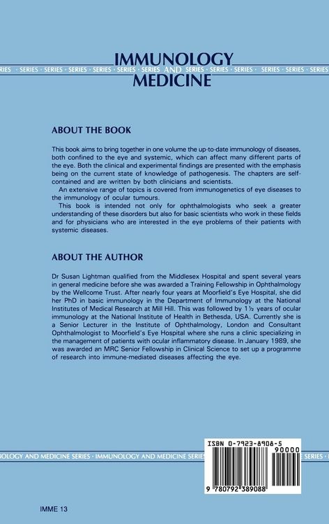 Produktbild: Immunology of Eye Diseases