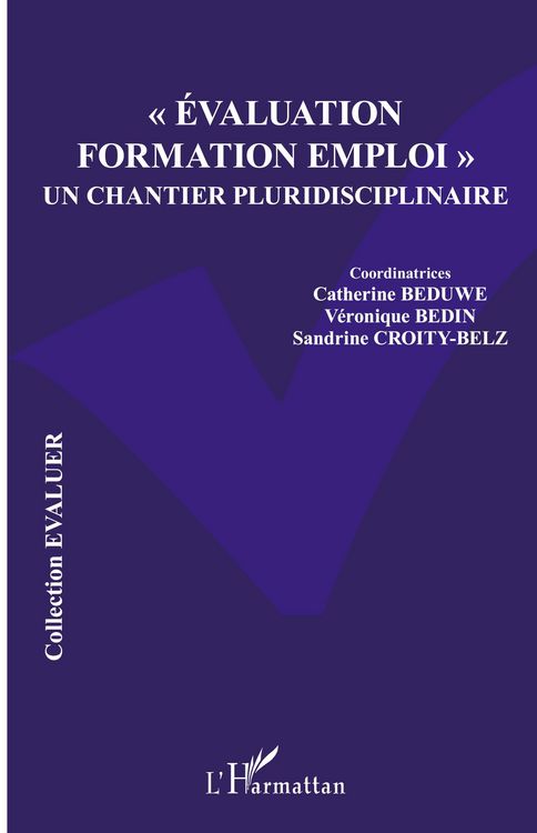 Produktbild: &Eacute;valuation formation emploi