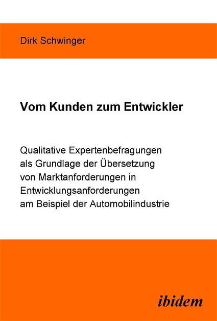 Produktbild: Vom Kunden zum Entwickler