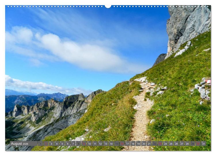 Produktbild: Wege finden immer ein Ziel (Wandkalender 2026 DIN A2 quer), CALVENDO Monatskalender