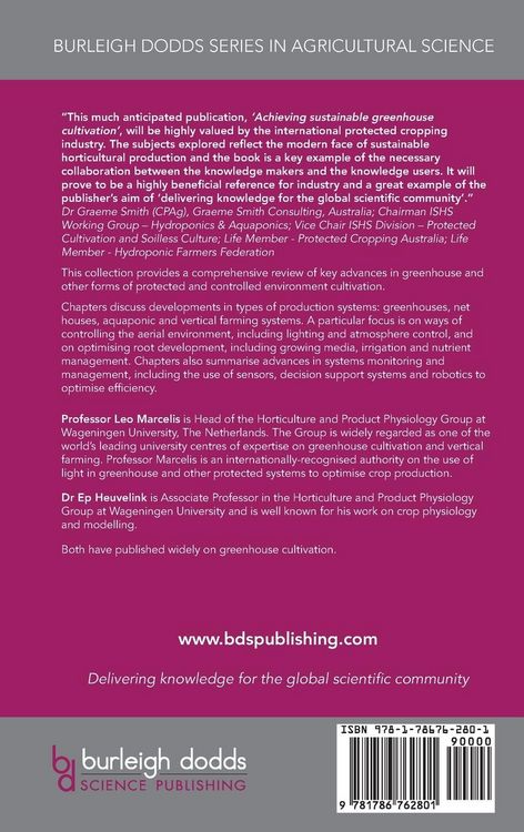 Produktbild: Achieving sustainable greenhouse cultivation