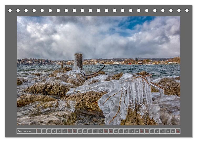 Produktbild: Impressionen vom Starnberger See II (Tischkalender 2026 DIN A5 quer), CALVENDO Monatskalender