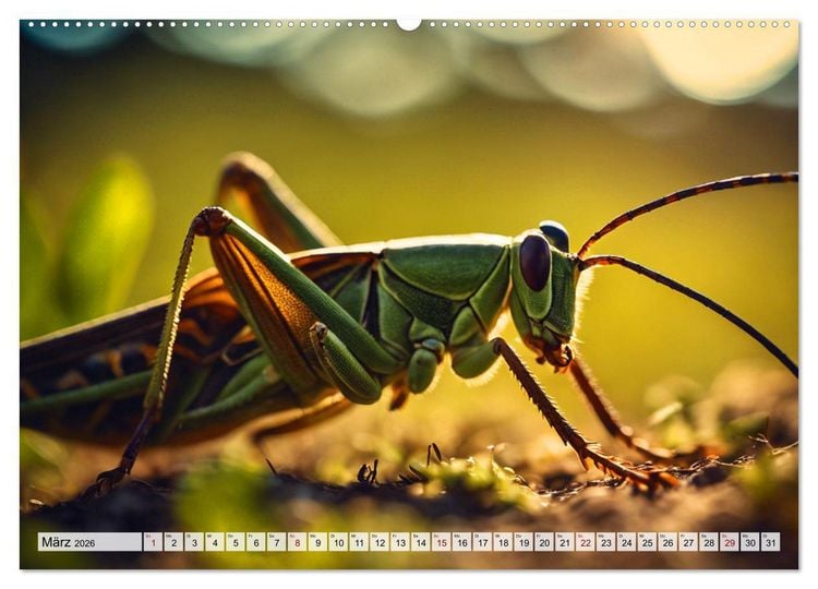 Produktbild: Filigrane Insekten (Wandkalender 2026 DIN A2 quer), CALVENDO Monatskalender