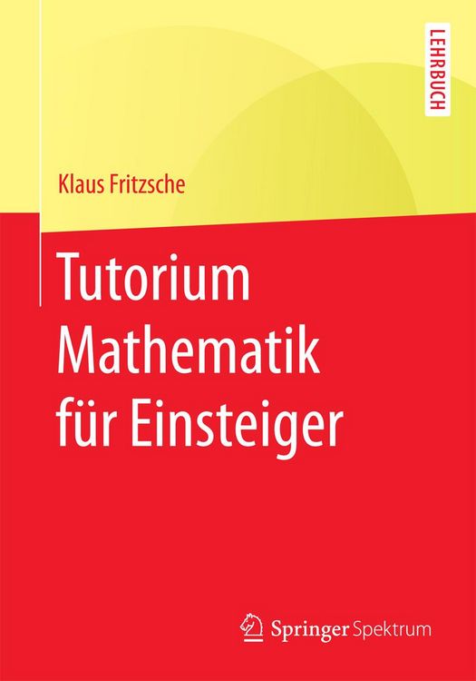 Produktbild: Tutorium Mathematik f&uuml;r Einsteiger