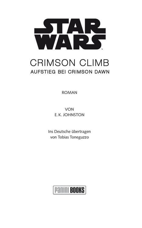Produktbild: Star Wars: Crimson Climb - Aufstieg bei Crimson Dawn