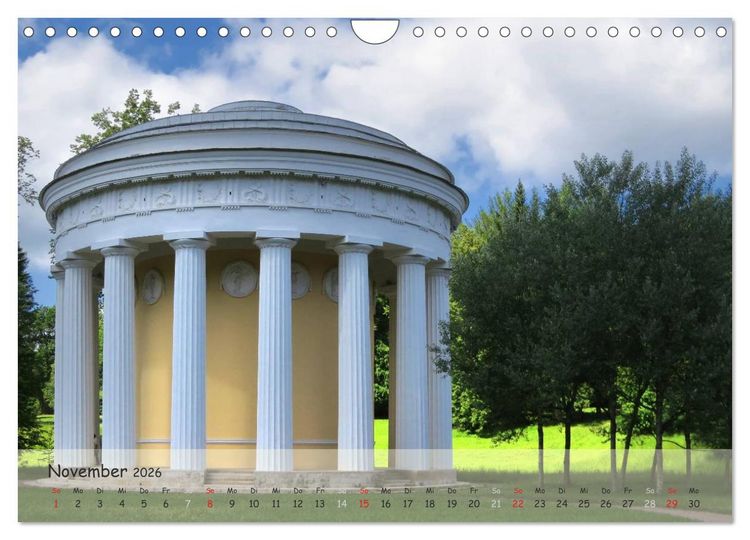 Produktbild: Sankt Petersburg - Pal&auml;ste der Umgebung (Wandkalender 2026 DIN A4 quer), CALVENDO Monatskalender