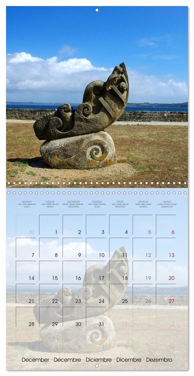 Produktbild: Fl&acirc;ner &agrave; Camaret-sur-Mer (Calendrier mural carr&eacute; 2026 30x30 cm) Calendrier double avec une page pour vos prises de notes