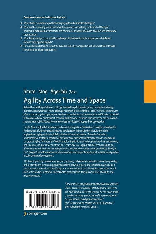 Produktbild: Agility Across Time and Space
