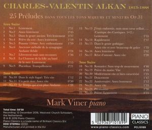 Produktbild: Alkan:25 Preludes,Dans Touse Les Tons,